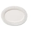 Paulette Oval Platter in White
