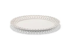 Paulette Oval Platter in White