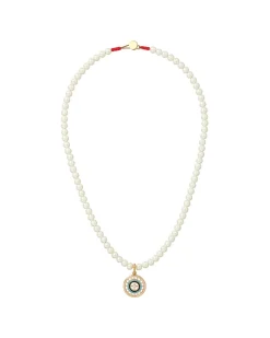 Pearl & Protect Charm Necklace