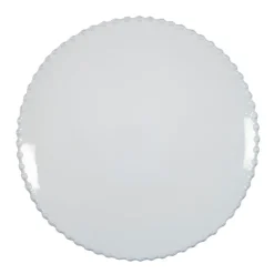 Pearl Collection Dinner Plates in White, Set of 6