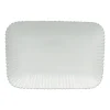 Pearl Collection Rectangle Platter 16" in White