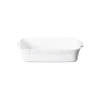 Pearl Collection Rectangle Baker 11" in White