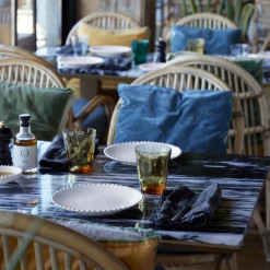 Pearl Collection Salad Plates in White, Set of 6