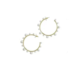 Pearl Hoops