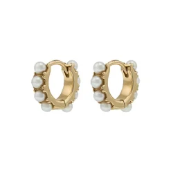 Pearl Mini Hoops, Pair