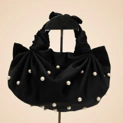 Pearl NLA Silk Knot Bag