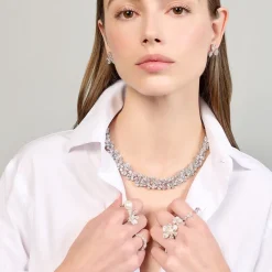 Pearl Snow Rose Ring