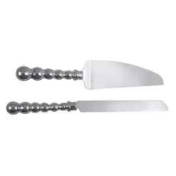 Pearled Cake Server Set