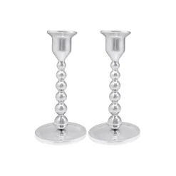 Pearled Candlestick Set