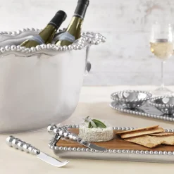 Pearled Cheese Knife Set