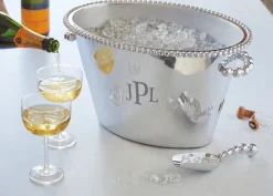 Pearled Double Ice Bucket