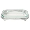 Pearled Oblong Casserole Caddy with 3-Quart Pyrex