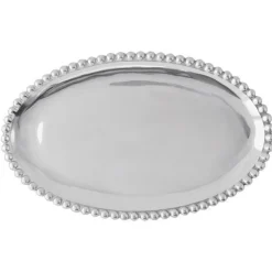 Pearled Oval Platter