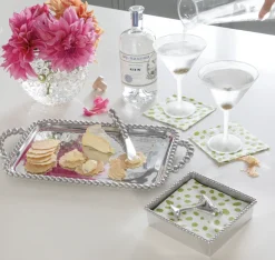 Pearled Service Tray