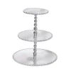 Pearled 3-Tiered Cupcake Server