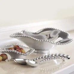 Pearled Wavy Bowl