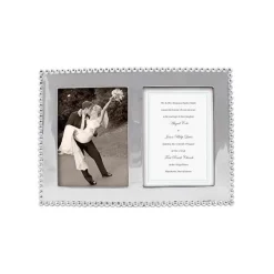 Pearled 5x7 Double Frame