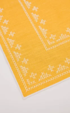 Pedralbes Placemats in Marigold, Set of 4