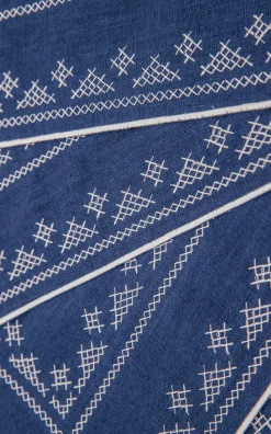 Pedralbes Placemats in Navy, Set of 4