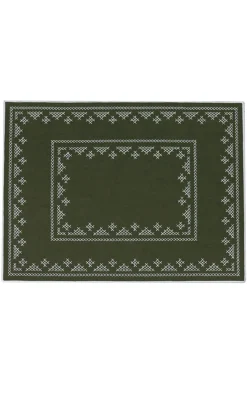 Pedralbes Placemats in Olive, Set of 4