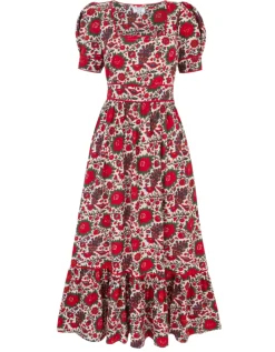 Peony Bird Evelyn Dress