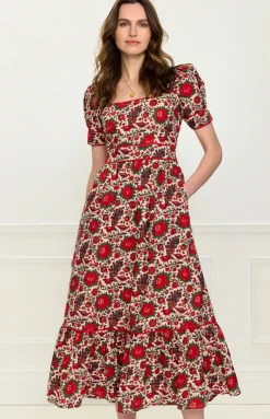 Peony Bird Evelyn Dress