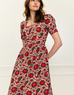 Peony Bird Evelyn Dress