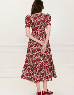 Peony Bird Evelyn Dress