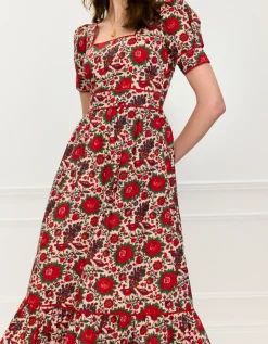 Peony Bird Evelyn Dress