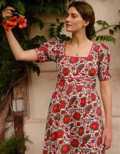 Peony Bird Evelyn Dress