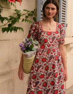 Peony Bird Evelyn Dress