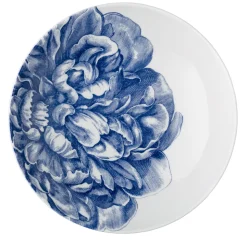 Peony Blue Wide Serving Bowl