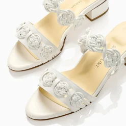 Perfect Celeste 30 in White Calf