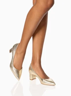 Perfect Emma in Gold Textured Saffiano