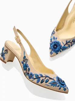 Perfect Emma Sling 50 in Navy Floral Linen