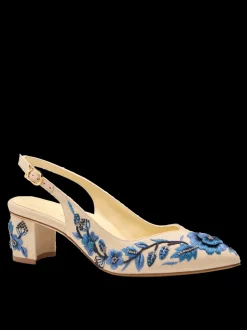 Perfect Emma Sling 50 in Navy Floral Linen