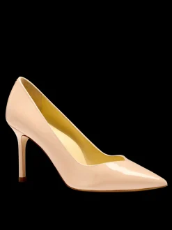 Perfect Pump 85 in Light Sand Patent