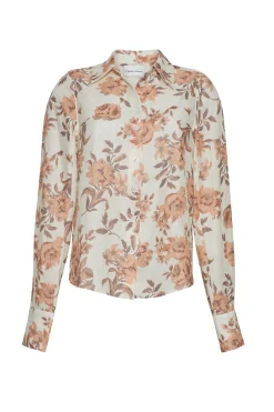 Perfect Shirt in Farfella Border Egret