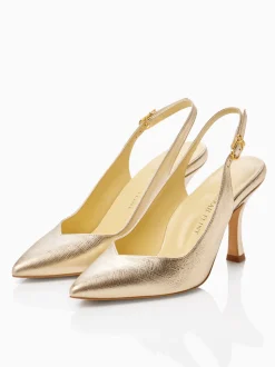 Perfect Sling 85 in Gold Saffiano