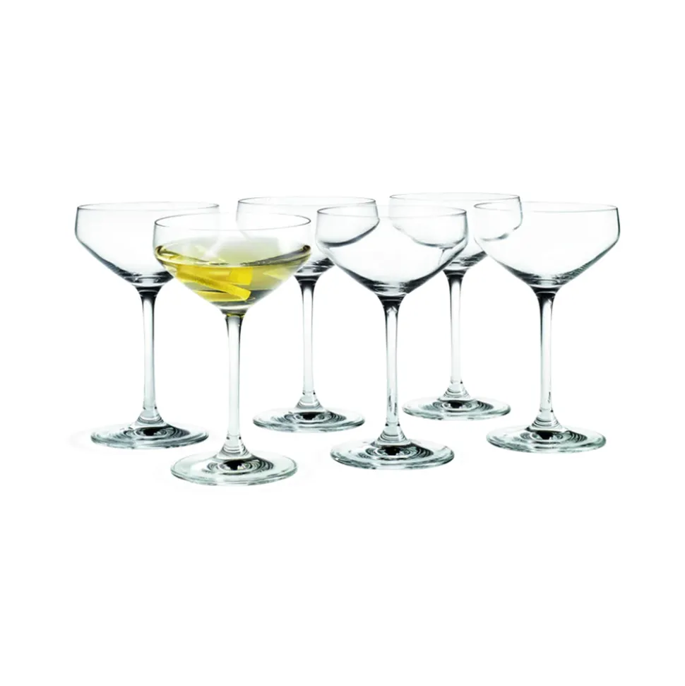 Perfection Martini Glass Clear, Set of 6