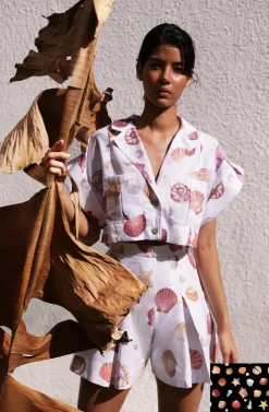 Perla Short in Conchitas Black Print