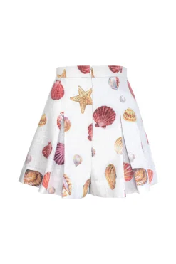 Perla Short in Conchitas White Print