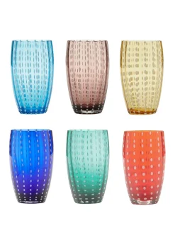 Perle Beverage Assorted, Set of 6