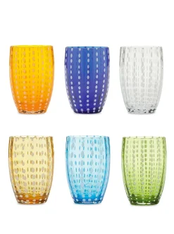 Perle Tumbler Assorted, Set of 6
