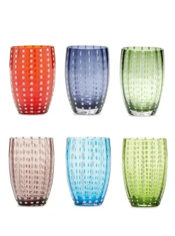 Perle Tumbler Assorted, Set of 6