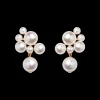 Perlita Earrings in Pearl
