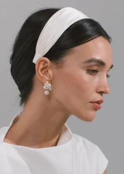 Perlita Earrings in Pearl