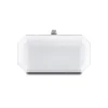 Perry Clutch in Pegasus White IDRO Treated Satin