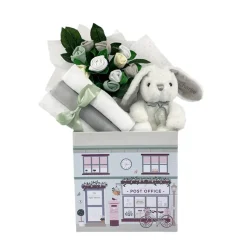 Personalised Little Bunny Welcome Baby Hamper