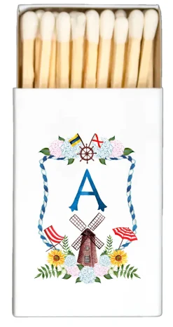 Personalized Crest Matchbox